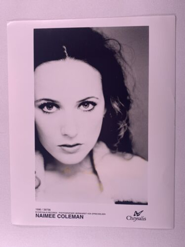 Naimee Coleman Photo Original Chrysalis Records Black And White Promo 1996 front