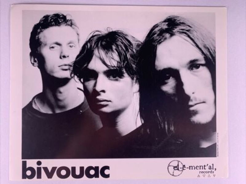 Bivouac Photo Original Elemental Records Promo Circa Early 1990s front