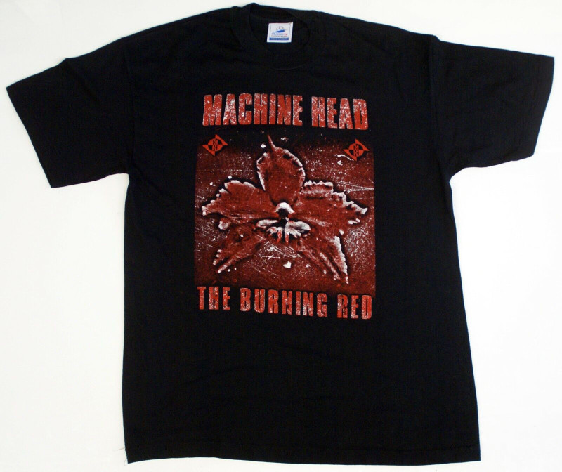 Machine Head Shirt Original Vintage The Burning Red F*** It All 1998 front