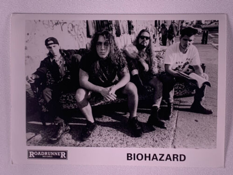 Biohazard Photo Original Roadrunner Records Promo 1994 front