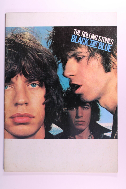 Rolling Stones Programme Black And Blue Tour 1976 front