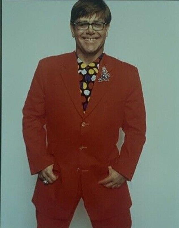 Elton John Transparency Positive Photographic Slide Original Promo 1997 zoomed
