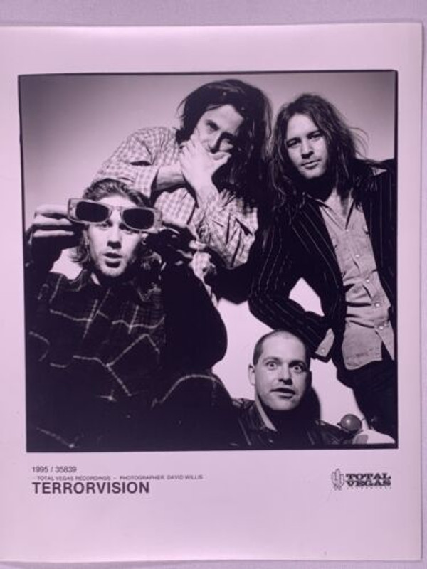 Terrorvision Photo Vintage Official Total Vegas Recordings Promo 1995 front
