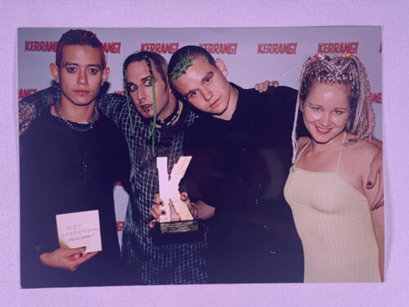 Coal Chamber Photo Vintage Official Kerrang Awards London 1997 front