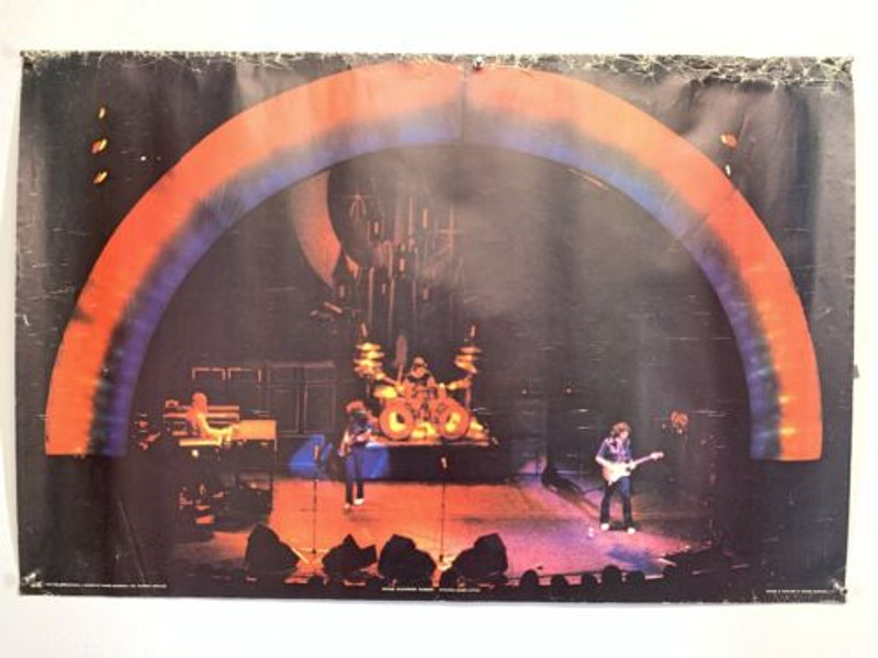 Rainbow Ronnie James Dio Poster Original Pace International Scotland 1978 front