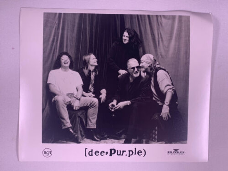 Deep Purple Steve Morse Photo Vintage RCA BMG Promo Circa Mid 1990s Front