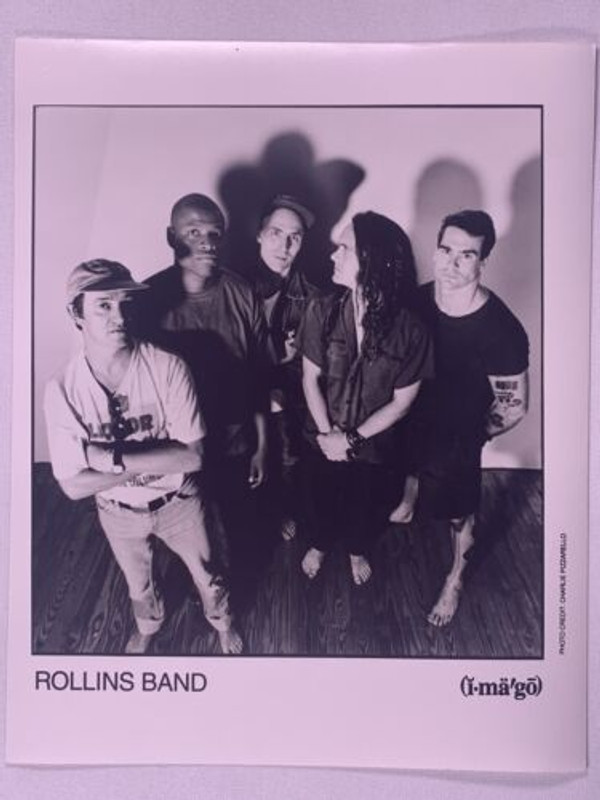 Henry Rollins Black Flag Photo Vintage Official Imago Records Promo Circa 1990s front
