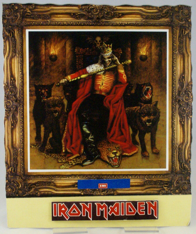 Iron Maiden Standee Vintage  Edward The Great Art Work Circa 2002 front