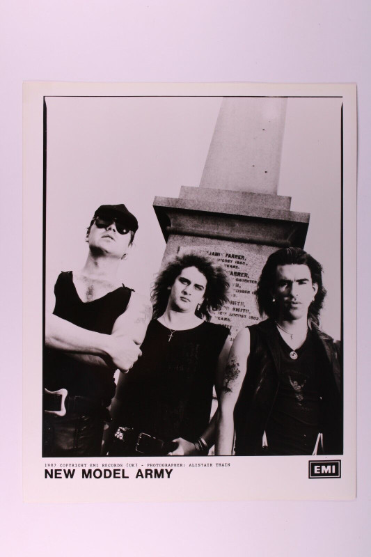 New Model Army Photo Original EMI Promo 1987 Front