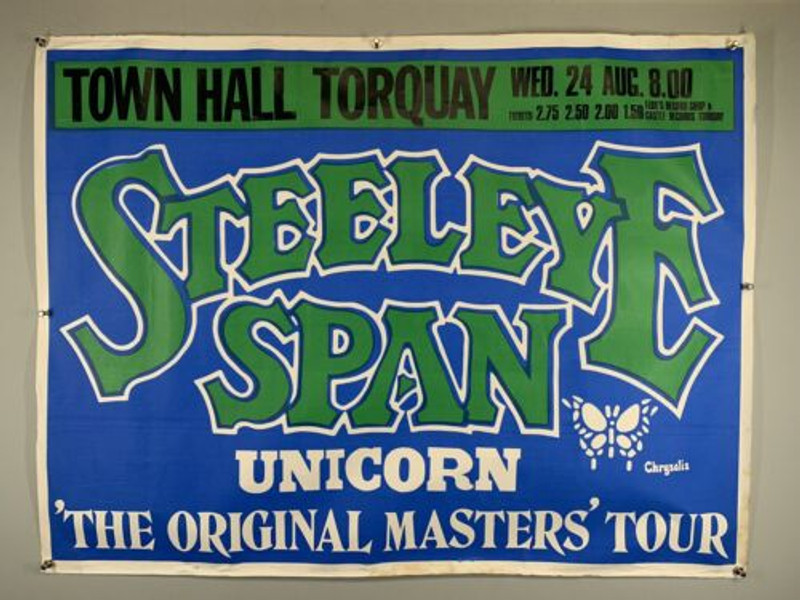 Steeleye Span Poster Original Vintage Promo The Original Masters Tour 1977 front