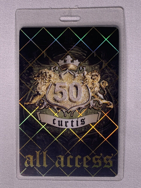 50 Cent Pass Ticket Original Curtis Tour 2007 Front
