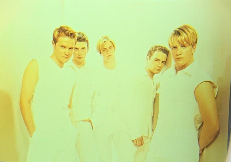 Westlife Transparency Positive Photographic Slide Original RCA Records Promo zoomed