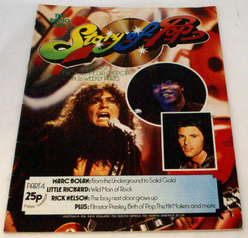 T Rex Marc Bolan Magazine The Radio One Story Of Pop  Part 4 1973 front