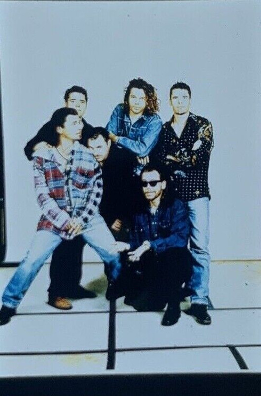 INXS Transparency Positive Photographic Slide Original Promo Front Zoomed