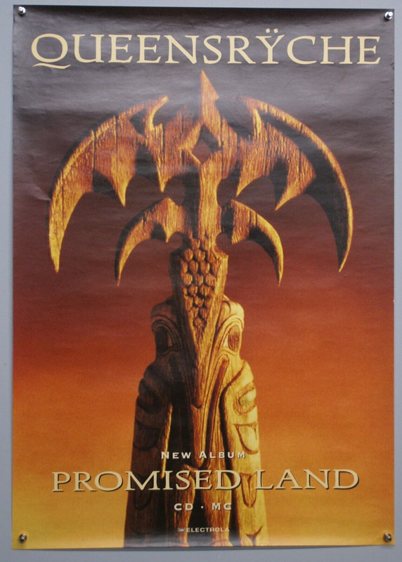 Queensryche Poster Original EMI Electrola Promo Promised Land 1994 front