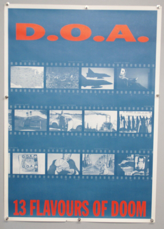 DOA Poster Original Vintage Promotion 13 Flavours Of Doom 1992 Front
