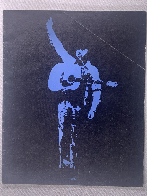 Tom Paxton Midge Programme Folk Singer Songwriter Original Vintage UK Tour 1972 front