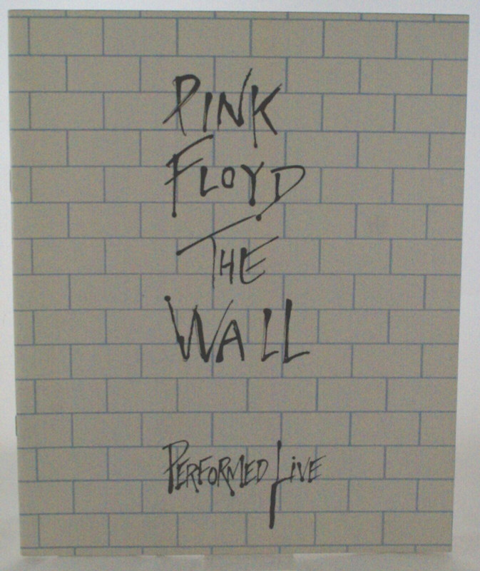 Pink Floyd Programme Vintage Original The Wall Performed Live 1980 Front