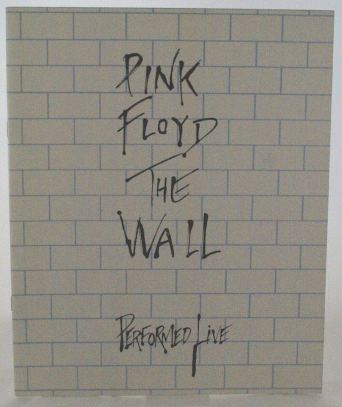 Pink Floyd Programme Vintage Original The Wall Performed Live 1980 Front