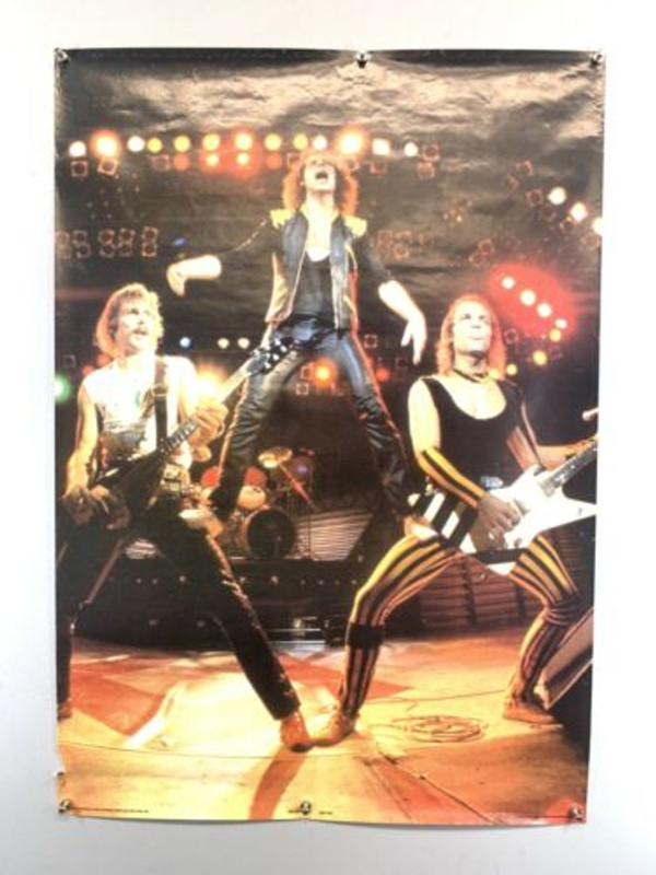 Scorpions Schenker Meine Poster Vintage Original Circa mid 1980s Front