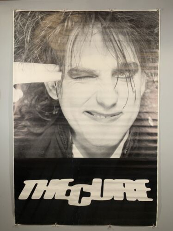 The Cure Robert Smith Poster Vintage Original Promo Suicide Circa Late 1980s front