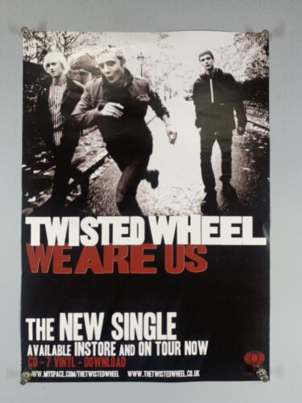 Twisted Wheel Poster Double Sided Original Promo Columbia Records We Are Us 2009 Front