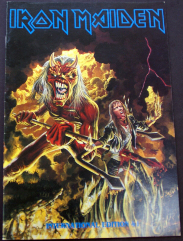 Iron Maiden Fan Club Magazine Original Vintage Issue 41 1993 front