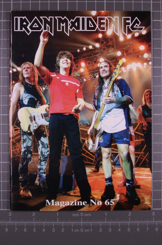 Iron Maiden Magazine Official Fan Club Original Vintage No. 65 #2 front