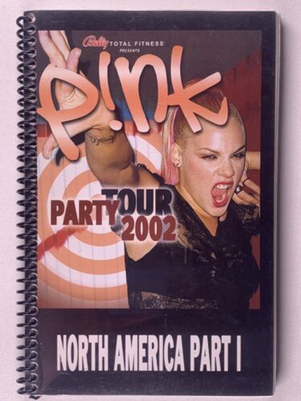 Pink Itinerary Original Vintage North American Party Tour Part I 2002 Front