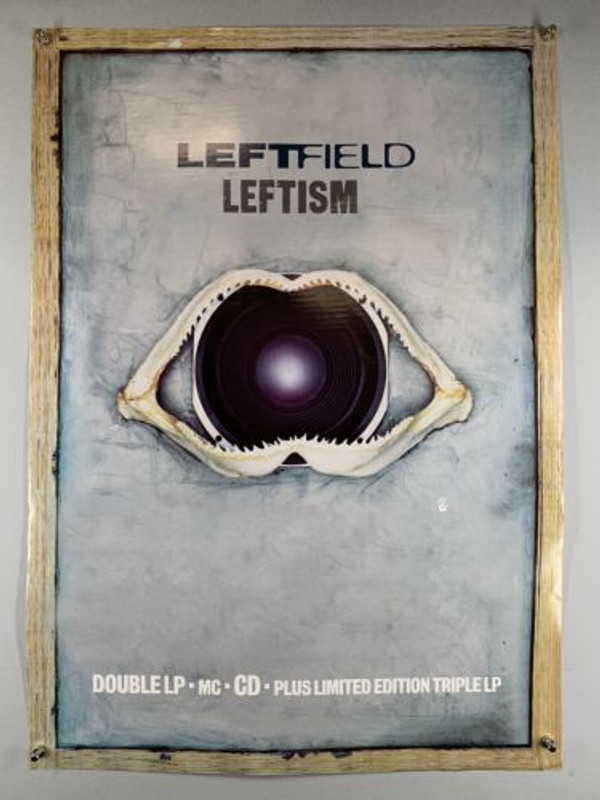 Leftfield Poster Vintage Original Columbia Records Promo Leftism 1995 #2 front