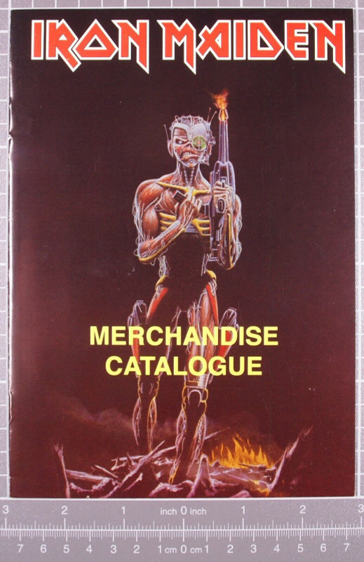 Iron Maiden Fan Club Merchandise Catalogue Original 2003 front