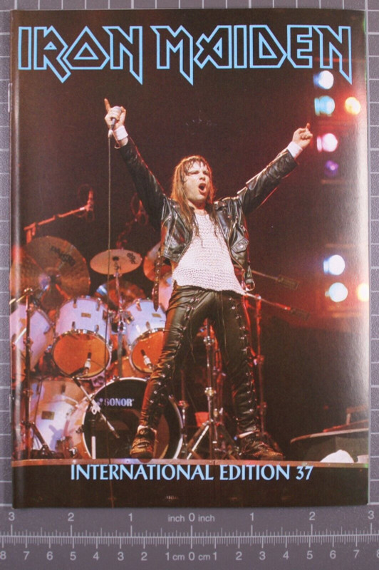 Iron Maiden Magazine Official Vintage Fan Club Original Vintage No. 37 front