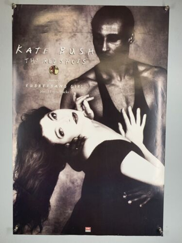 Kate Bush Poster Vintage Original EMI Promo The Red Shoes 1993 front