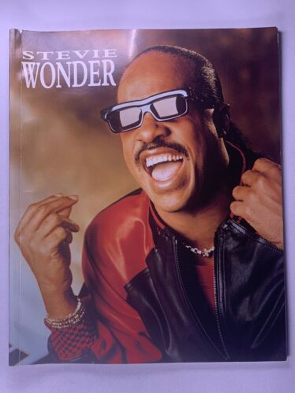 Stevie Wonder Programme Original Vintage Dual Language Japanese Tour 1988 Front