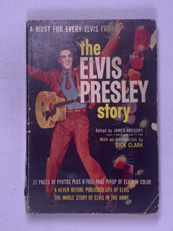 Elvis Presley Book Original Vintage The Story Including 32 Pages Of Photos 1959 front