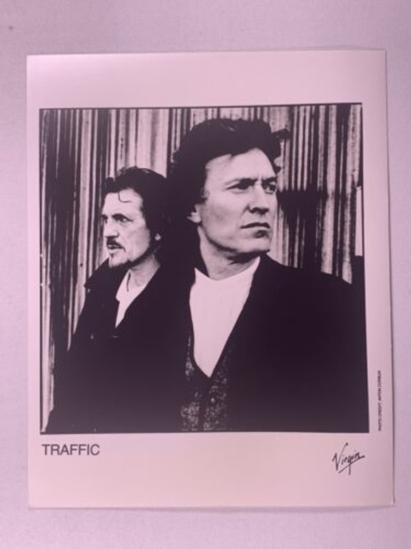 Traffic Winwood Capaldi Photo Original Vintage Virgin Records Promo 1994 front