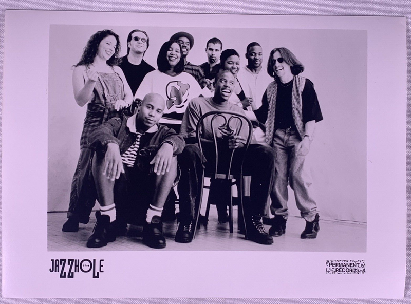 Jazzhole Marlon Saunders Photograph Original Permanent Record Promo Circa 1994 front