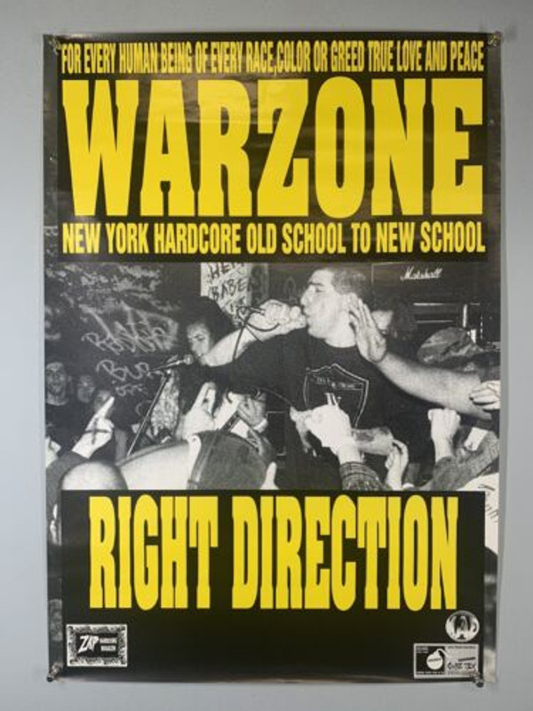 Warzone Raymond Raybeez Barbieri Poster Original Vintage Right Direction 1989 front