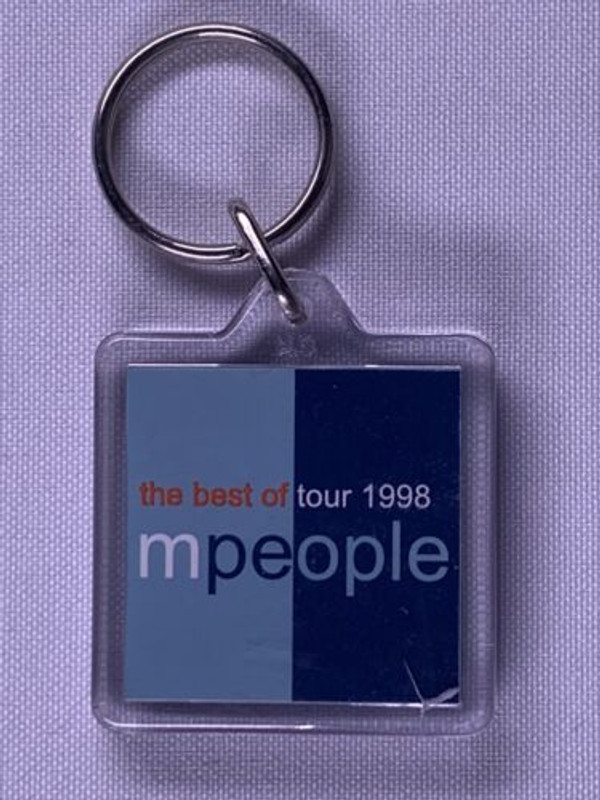 M People Keyring Official Tour Merchandise The Best of Tour 1998 front