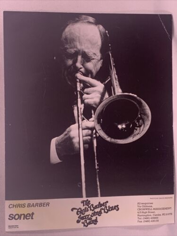The Chris Barber Jazz And Blues Band Photo Original Vintage Circa Mid 1990s front