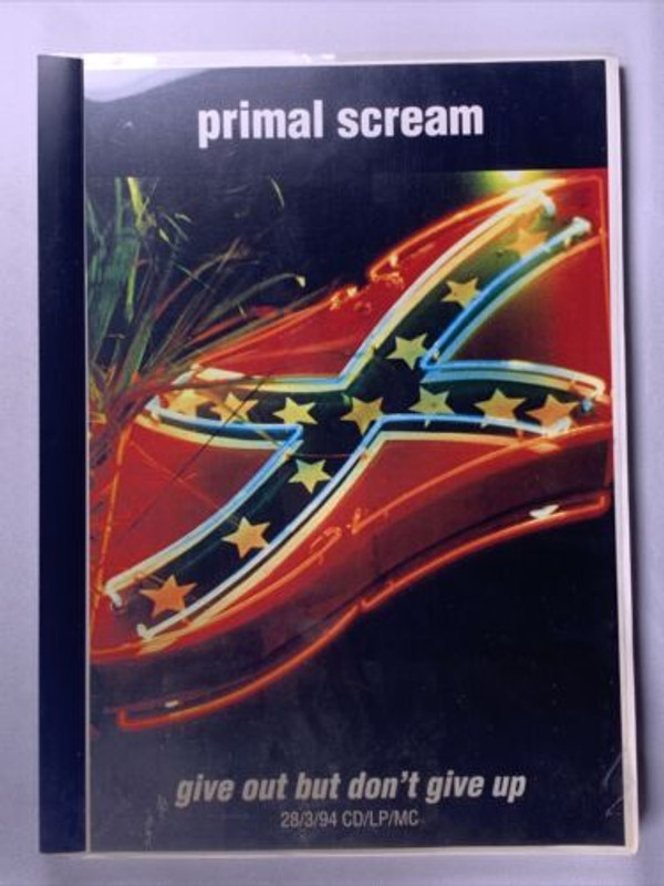Primal Scream Press Release Original Vintage Give Out But Don't Give Up 1994 Front