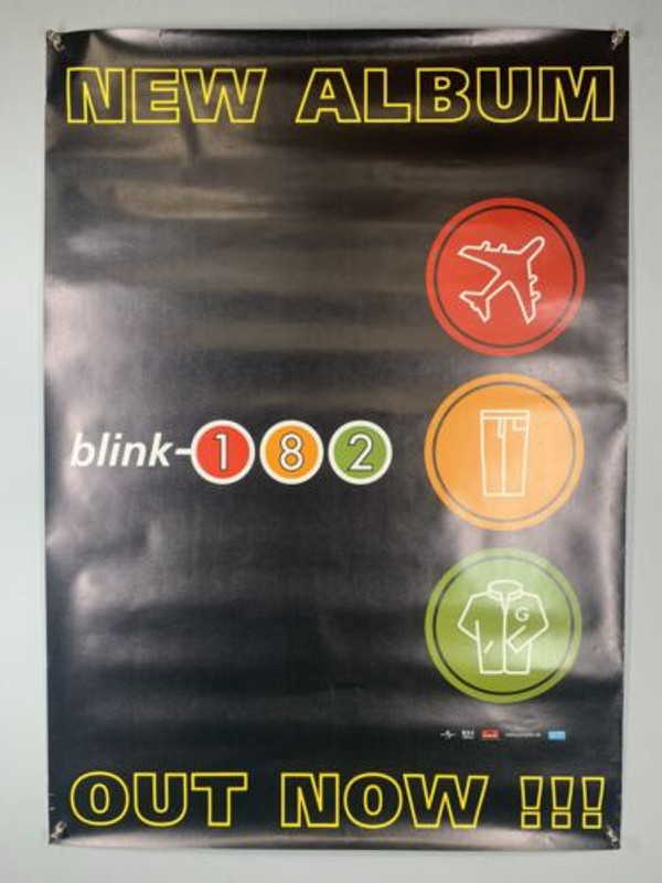 Blink 182 Poster Original Polydor Promo Take Off Your Pants and Jacket 2001 front