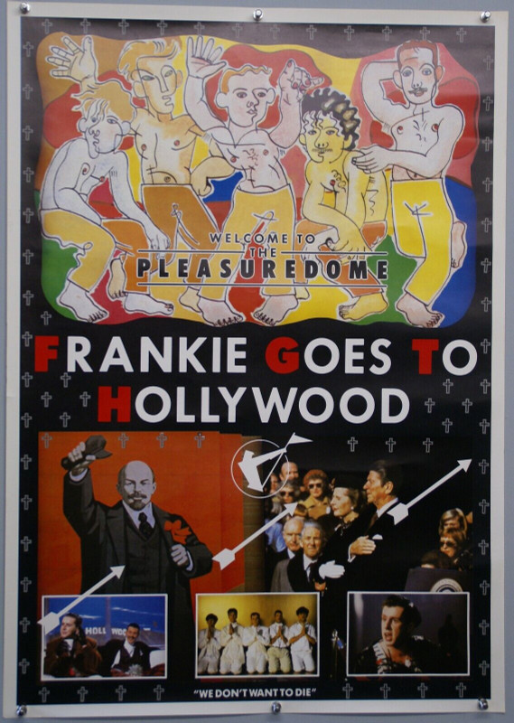 Frankie Goes To Hollywood Poster Original Welcome To The Pleasuredome 1984 #1 front