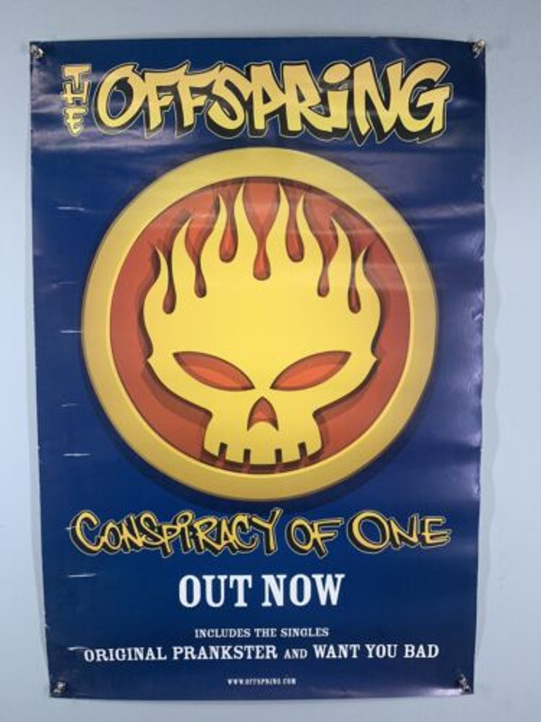 The Offspring Poster  Original Promo Conspiracy Of One Original Prankster 2000 front