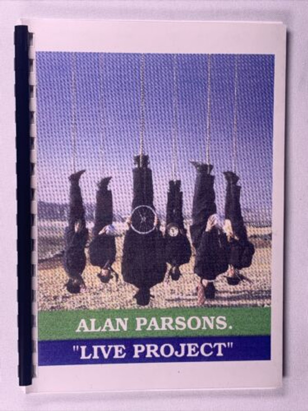 Alan Parsons Live Project Itinerary Original Used Vintage Tour Of Europe 1994 Front