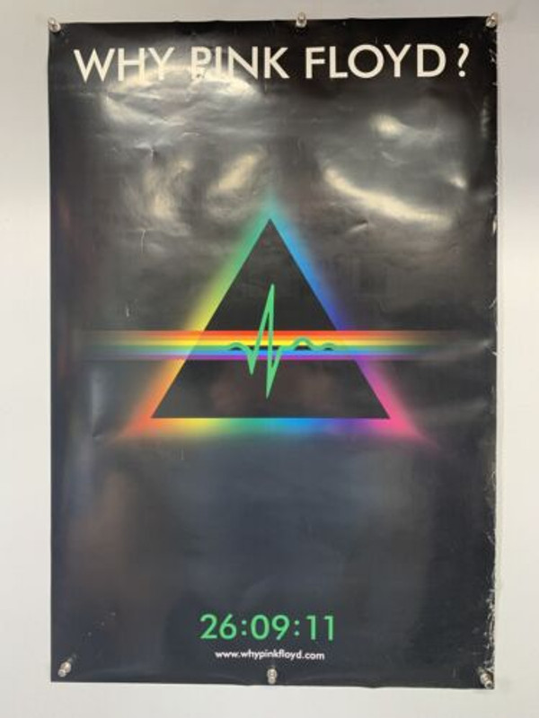 Pink Floyd David Gilmour Poster Double Sided Original Discovery Box Set 2011 Front