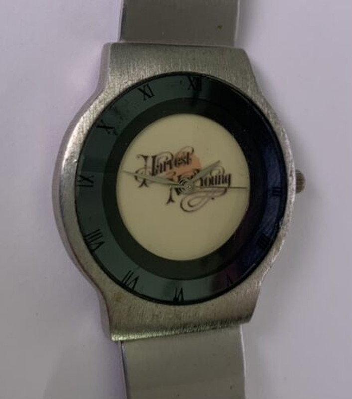 Neil Young SS Watch Vintage Working Reprise Records Promo Harvest Circa 1972 face