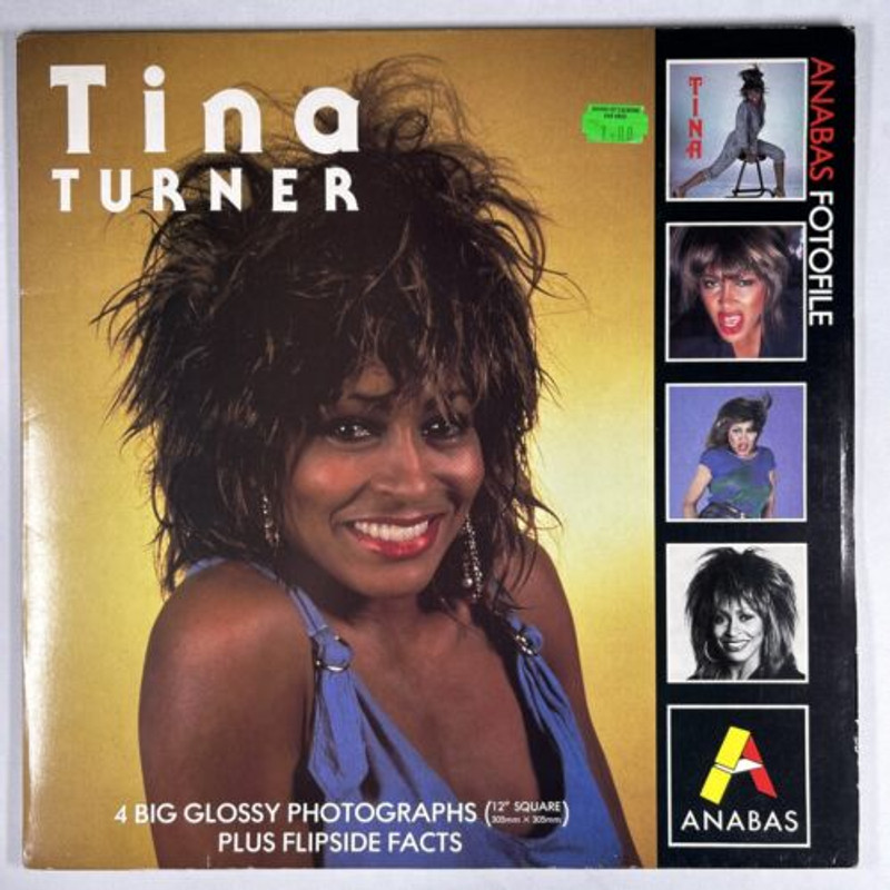 Tina Turner Photograph x 4 And Flyer Orig Anabas Glossy With Flipside Facts 1985 front