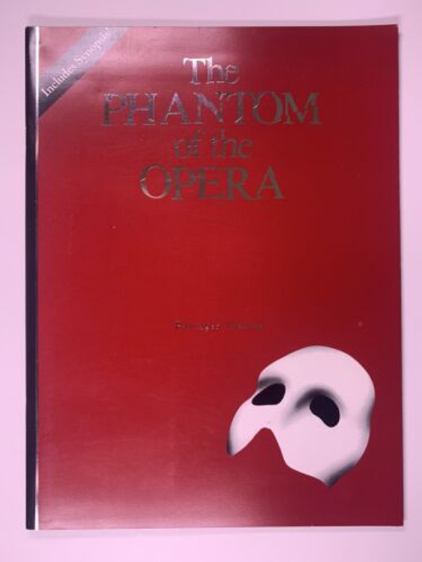 The Phantom Of The Opera House Program And Poster Pantages Theatre Spring 1999 Front