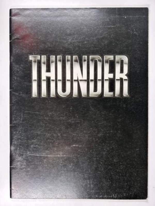 Thunder Andy Taylor Programme Original Vintage Backstreet Symphony Tour 1990 Front